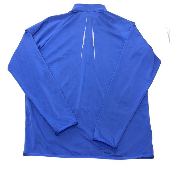 Adidas Puremotion Dalhousie Golf Course Shirt Long Sleeve Medium Blue Pullover - Picture 3 of 12